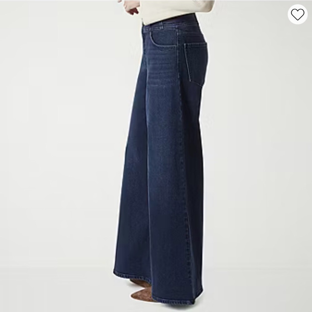Jessica Simpson Wide-Leg Blue Jeans - Picture 5 of 7